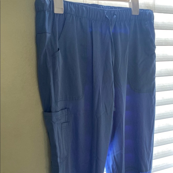 Blue Jogger Sweatpants with Elastic Waistband - Picture 2 of 15